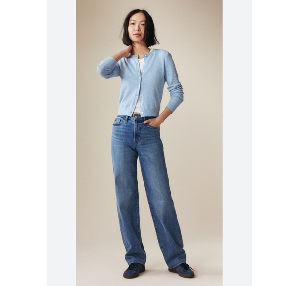 Old Navy Denim - Old Navy Wow Loose Wide Leg High Rise Denim Jeans